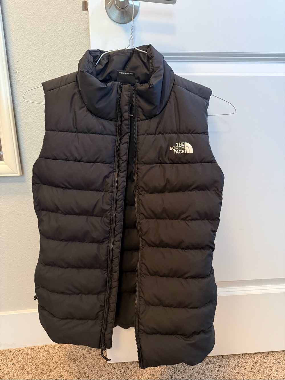 The North Face Black Quilted Down Vest - Women's